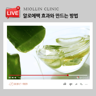 알로에팩 효과와 만드는 방법에 대해 알아봐요!
